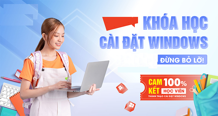 Khóa học cài Windows tại Vinh